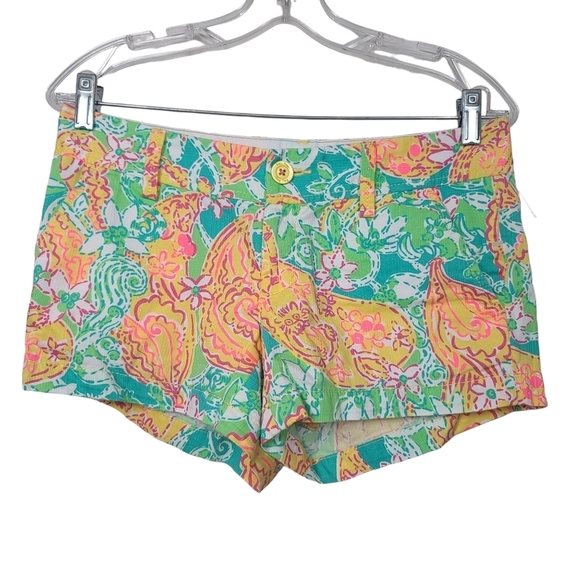 Lilly Pulitzer Pants - Lilly Pulitzer The Walsh Colorful Floral Shorts 2